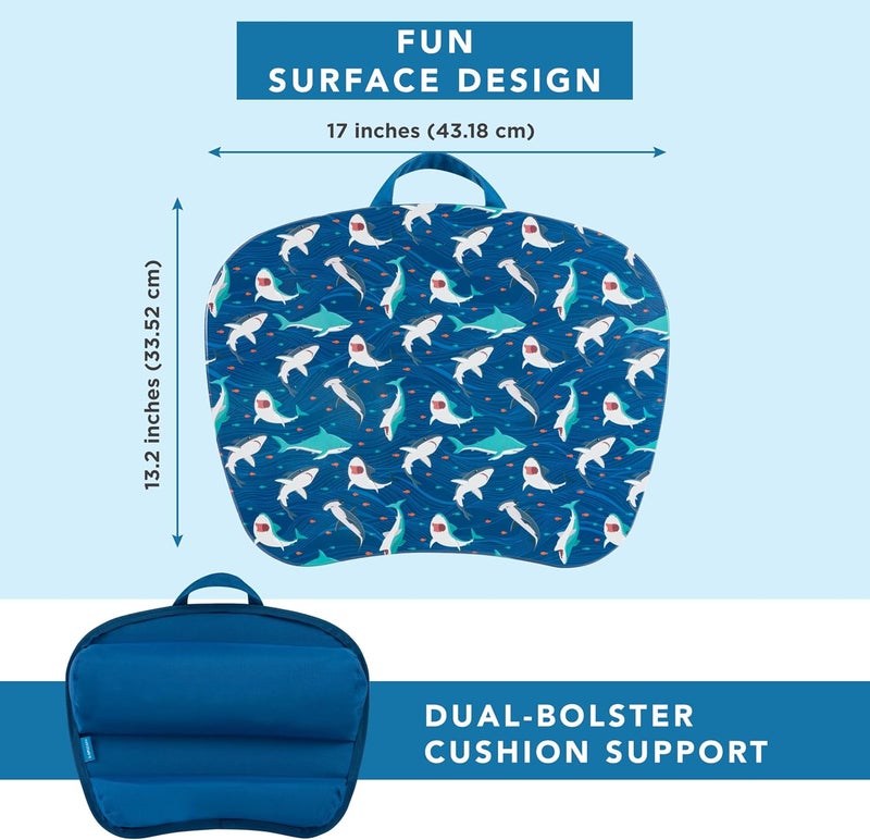 LapGear MyStyle Portable Lap Desk with Cushion - Shark - Fits up to 15.6 Inch Laptops - Style No. 45323 - Image 5